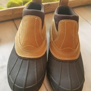slip on duck boots womens